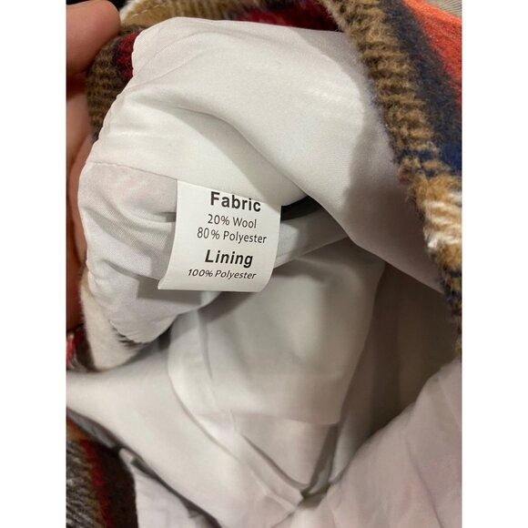 i Wool mini skirt in plaid NWT - Picture 5 of 6